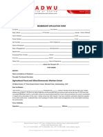 AFADWU Membership Application Form