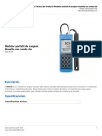 Manual Medidor de Oxigeno Disuelto Con Sonda