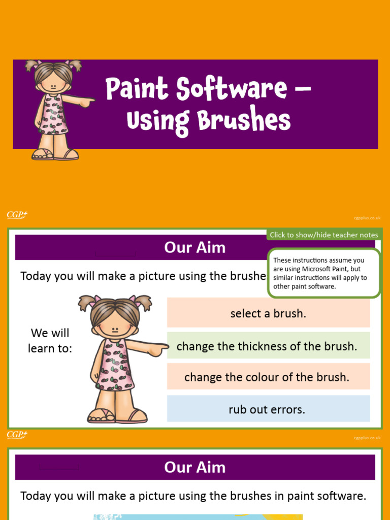 Create Art with Microsoft Paint Tools | PDF | Microsoft Windows ...