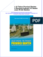 full download Quo Vadis 18 Tahun Provinsi Banten Menghadapi Revolusi Industri 4 0 Ikatan Dosen Ri Idri Banten online full chapter pdf 
