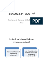 Curs Pedagogie interactiva