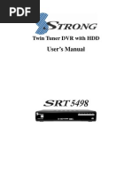 Download SRT 5498 User Manual by Strong Australia SN73700963 doc pdf