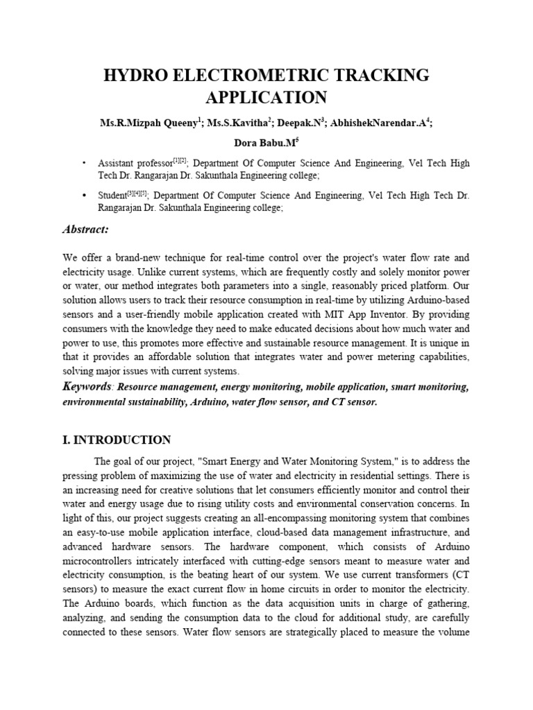 Batch 18 journal paper hydro electrometric tracking application pdf