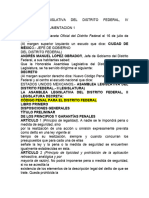 Código Penal para El Distrito Federal