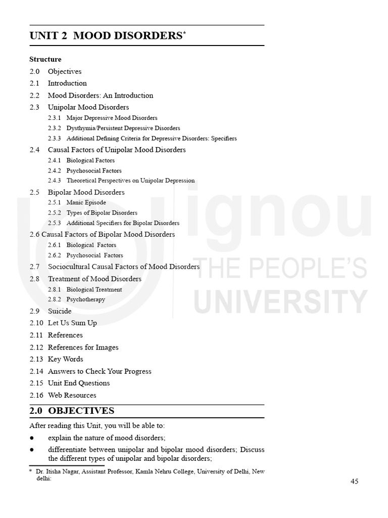 Mood Disorders and Personality Disorders | PDF | Major Depressive ...