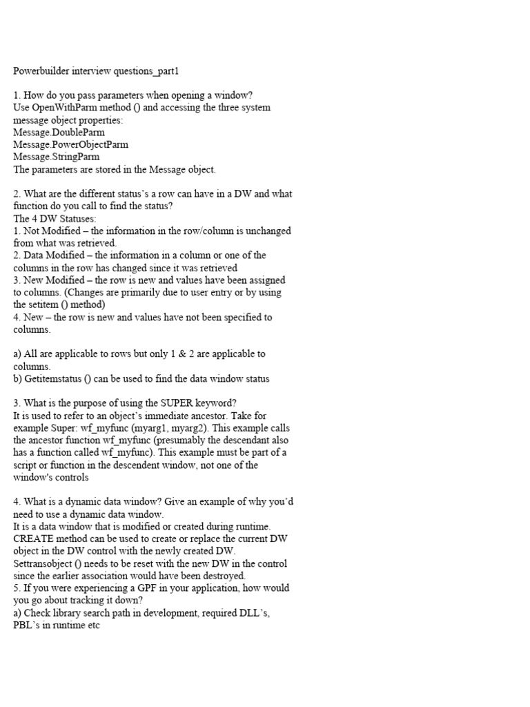 Pb technical questions pdf databases class computer programming 