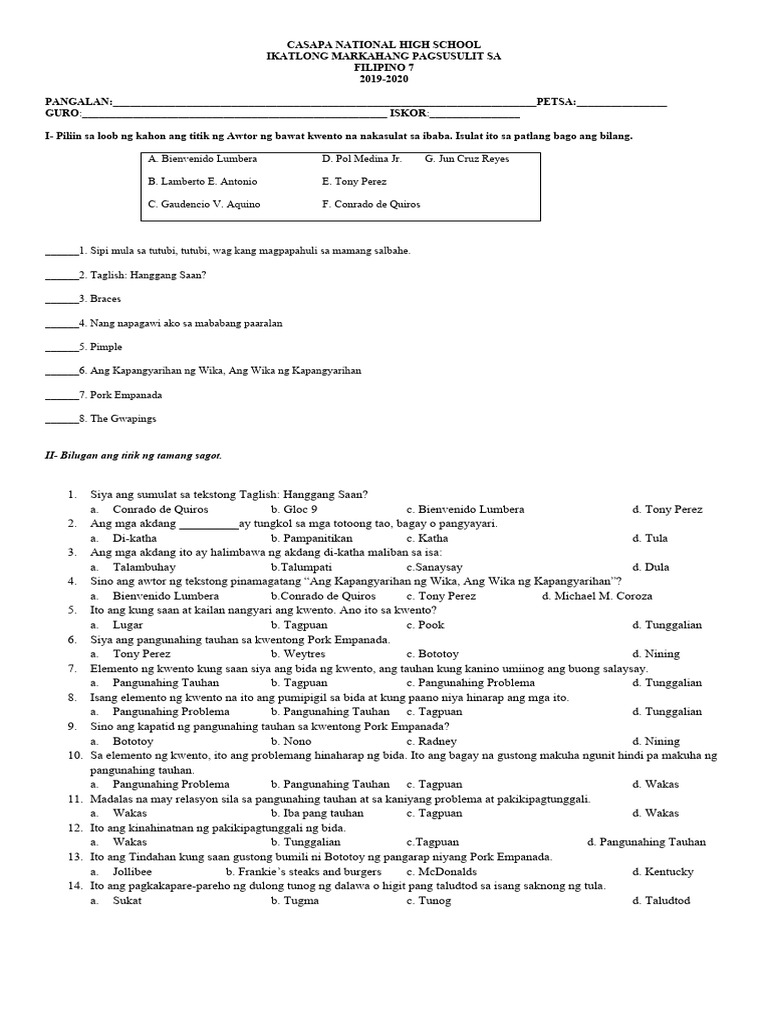 3rd Quarter | PDF