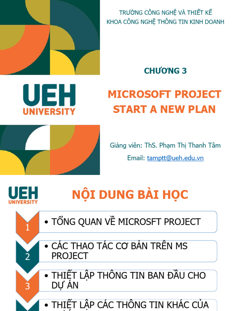 Lam Quen Voi MS Project Va Tao Du An Moi | PDF