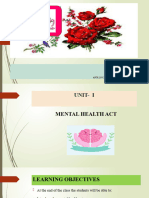 Unit-I-INDIAN MENTAL HEALTH ACT 1987