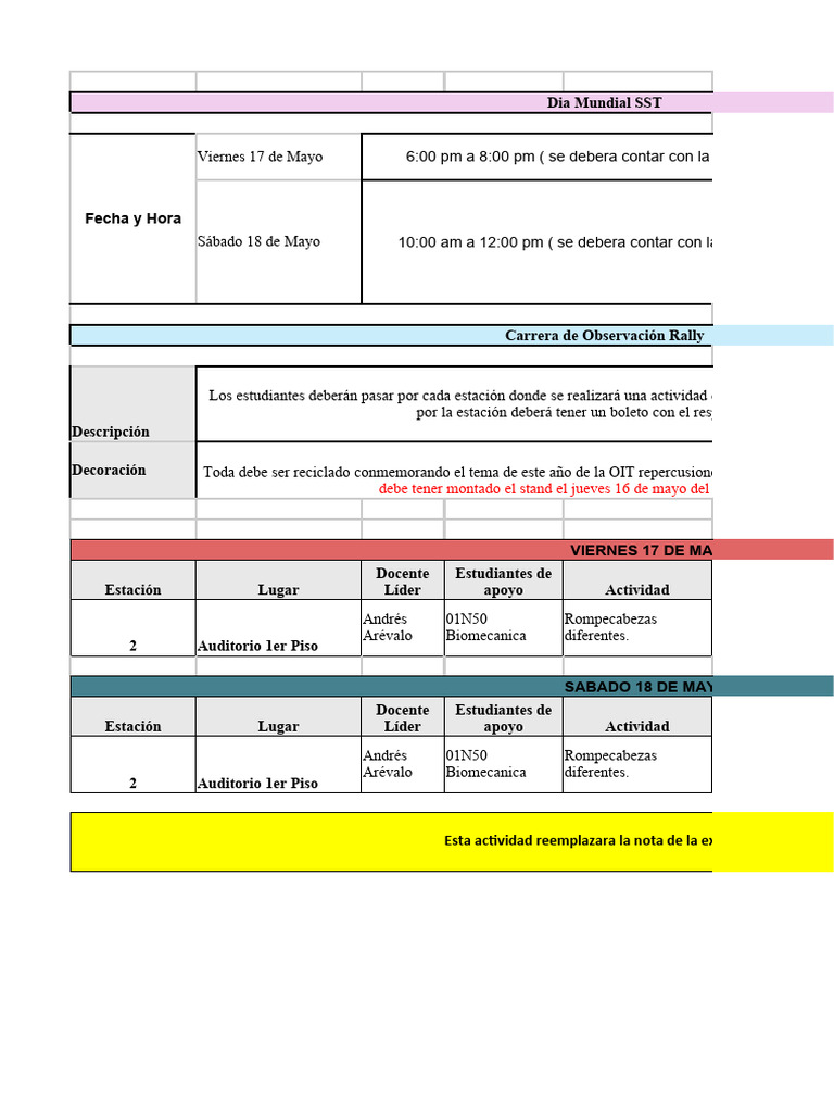 Rally SST: Cambio Climático y Riesgos | PDF