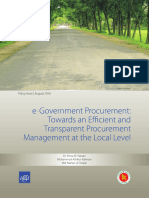 e-Government-Gov 505 Procurement - Towards-A-Transparent-And-Efficient-Procurement-Management-At-Local-Level Updated August 2023