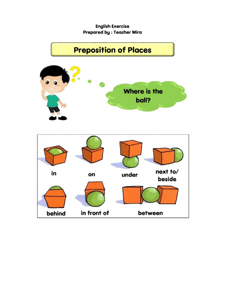 Preposition | PDF