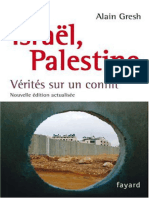 Israel Palestine Verites Sur Un Conflit Alain Gresh