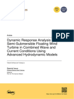 Dynamic Response Analysis of A Semi-Submersible Floating Wind