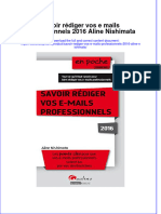 full download Savoir Rediger Vos E Mails Professionnels 2016 Aline Nishimata online full chapter pdf 