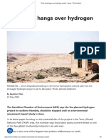 Dark Cloud Hangs Over Hydrogen Project - News - The Namibian