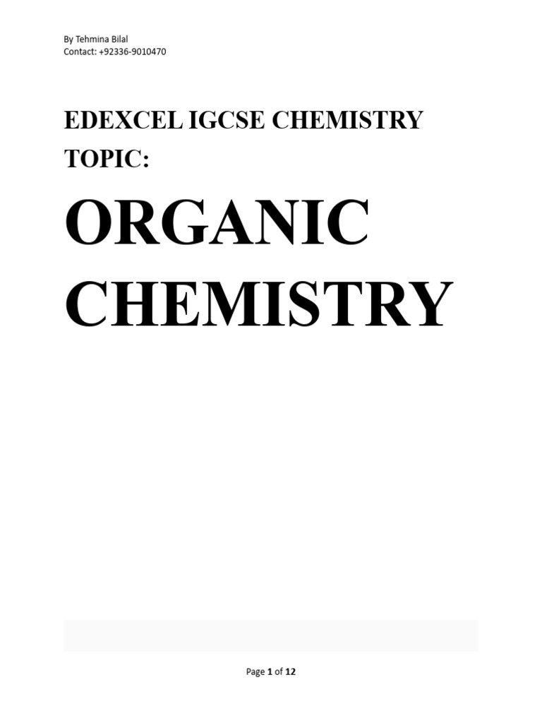 ORGANIC CHEMISTRY A LEVEL NOTES PDF FREE DOWNLOAD IN ENGLISH visual data 7