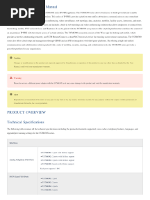UCM630x Series User Manual