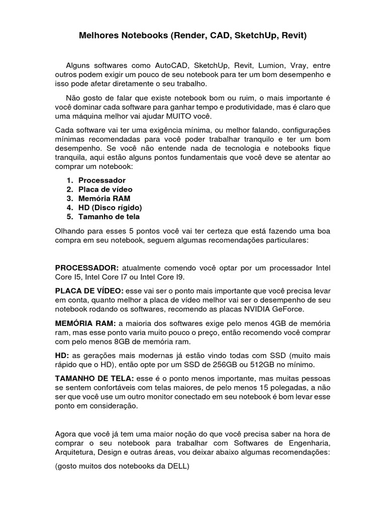 melhores-notebooks-render-cad-sketchup-revit-pdf-notebook