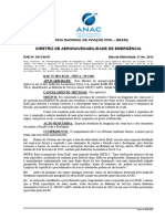 Diretriz de Aeronavegabilidade de Emergência: Agência Nacional de Aviação Civil - Brasil