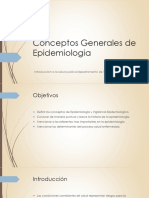 Conceptos Generales de Epidemiologia y SINAVIS