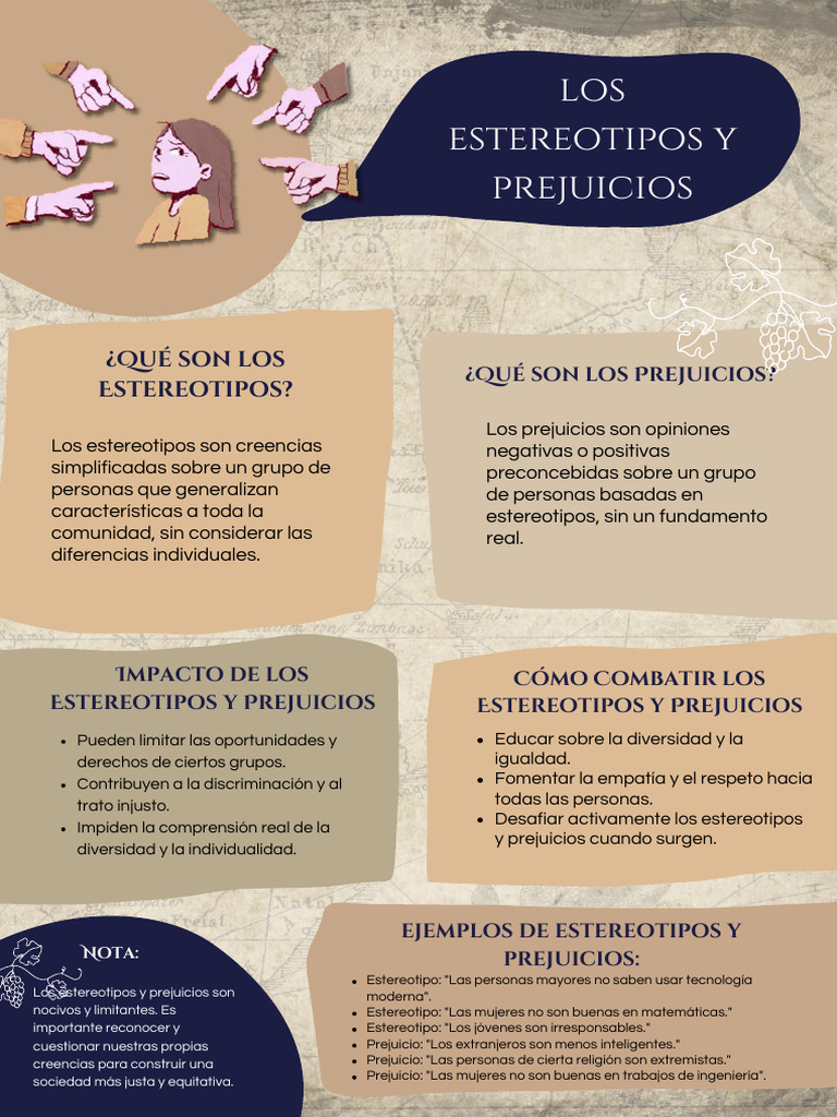 Los Estereotipos y Prejuicios | PDF | Estereotipos | Prejuicios