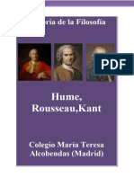 Madrid Descartes, Hume, Rousseau, Kant 18-19