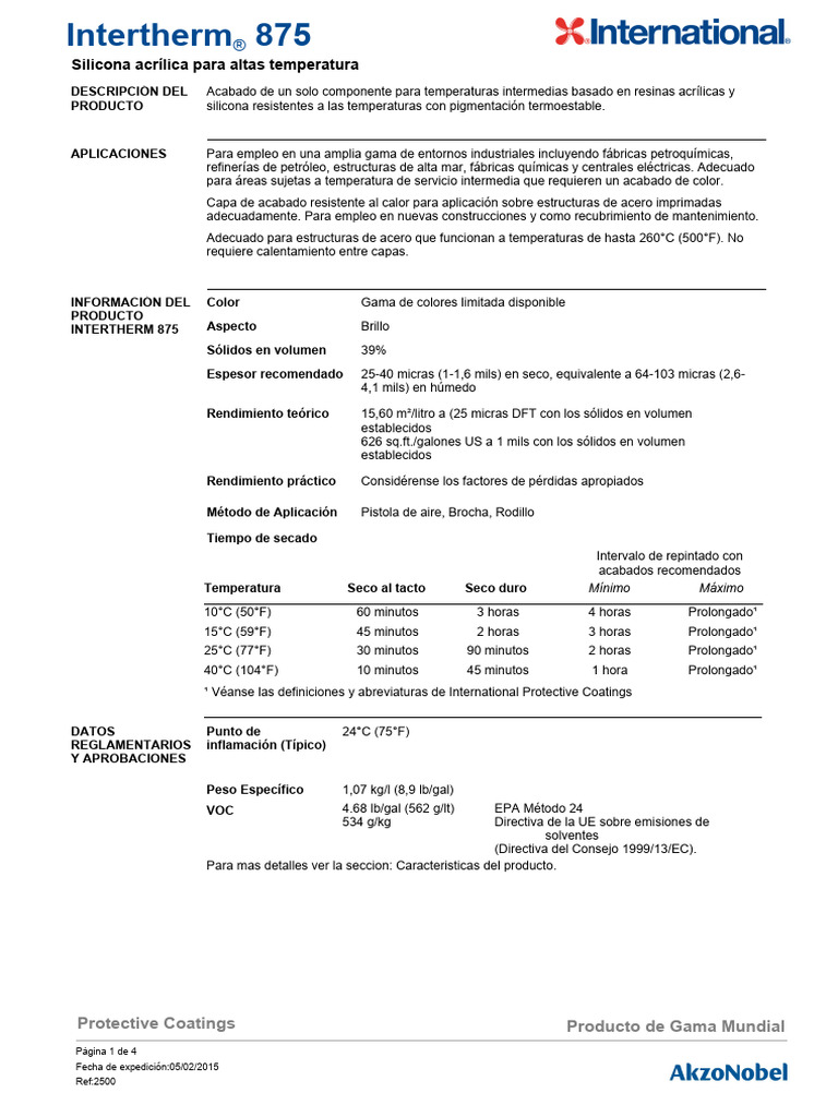 Intertherm 875 Spa | PDF | Temperatura | Red mundial