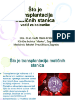 Sto Je Transplantacija Maticnih Stanica