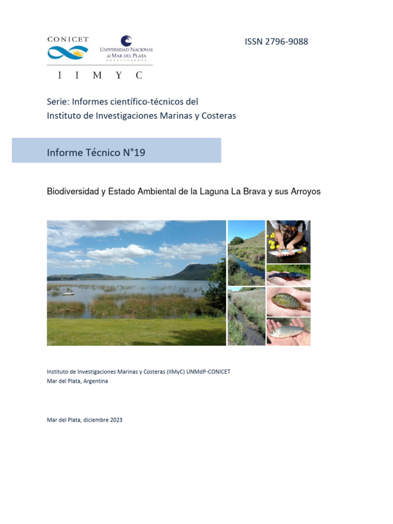Biodiversidad en Laguna La Brava | PDF | Agua | Entorno natural