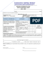 2do. Trimestre - ACTA DE COMPROMISO - 2nd. Bach. - REFUERZO ACADÉMICO 2023-2024