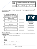 Devoir de synthèse N°1