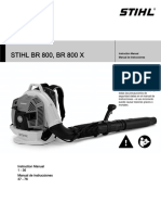 STIHL BR 800 BR 800 X Owners Instruction Manual