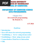 Chapter 05 Networking in Java