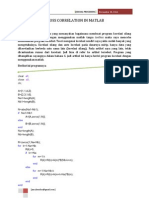 Cross Correlation in Matlab