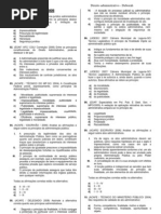 EXERCICIOS DIREITO ADM