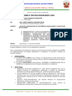 Informe 090 - 2023 - Solicito Aprobacion Del Expediente Tecnico - Ioarr Adquisicon