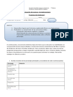 Evaluación Plan Lector 7°, Los Cuentos de Andersen, 07 de Mayo