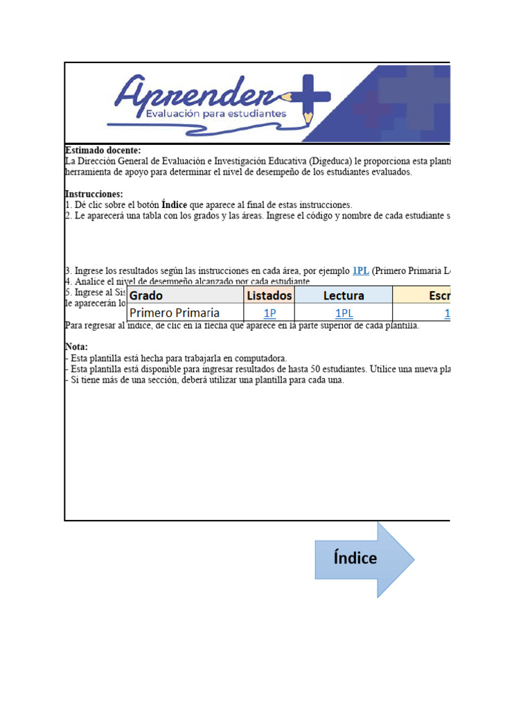 Plantilla para Calificar Aprendermas | PDF | Escritura | Comunicación ...