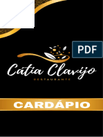 Cardápio  Restaurante Cátia Clavijo