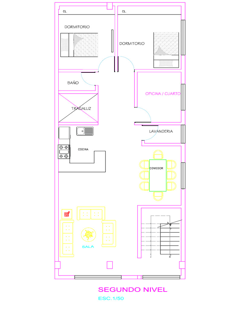 Arquitectura 2d0 Piso - San Pedro Croquis | PDF