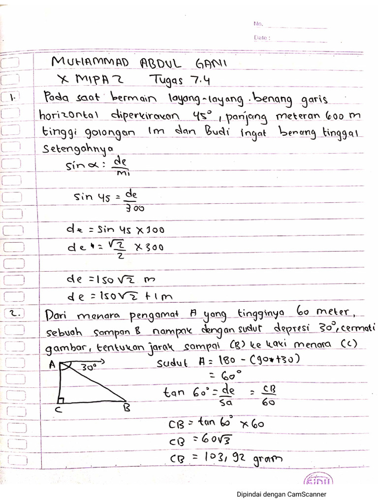 M. A. Gani 7.4 | PDF