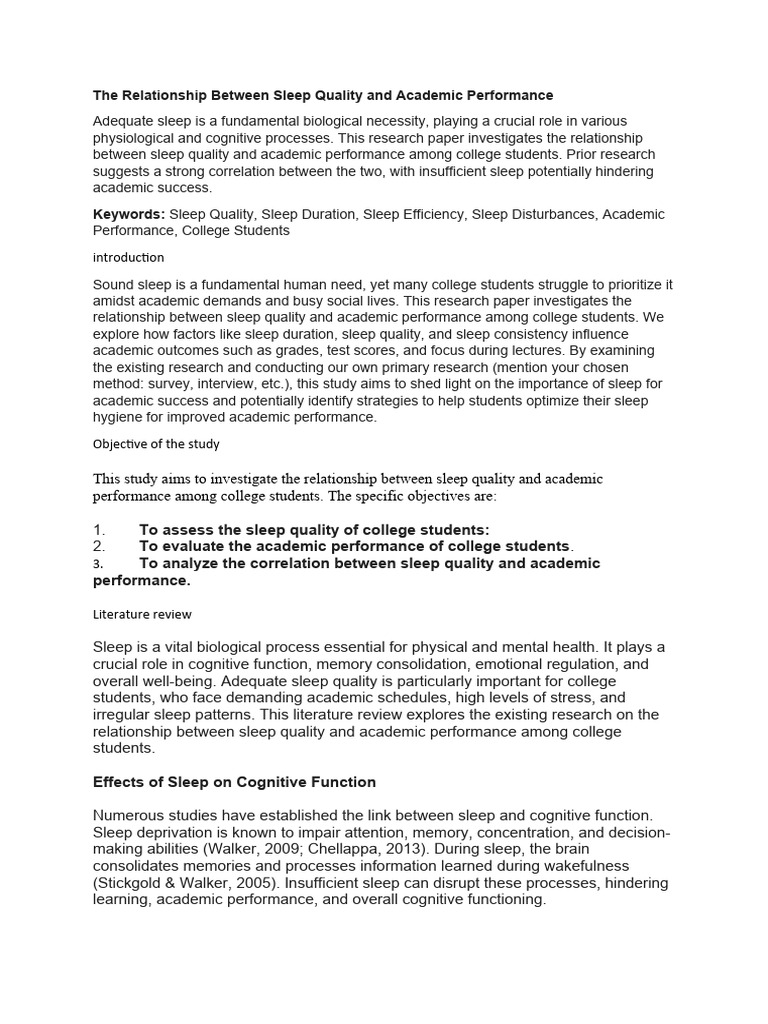 Rajesh and kamlesh resaerch paper content pdf sleep sleep deprivation