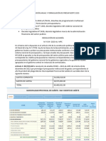 Programación Anual y Formulación de Presupuesto 2023