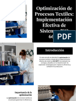 Optimizacion de Procesos Textiles