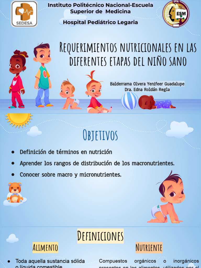 Requerimientos Nutricionales - BOYG | PDF | Nutrientes | Nutrición