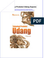 Full Download Teknologi Produksi Udang Supono Online Full Chapter PDF