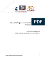 Lineamientos Elaboración Secuencia Didáctica (1) (1)