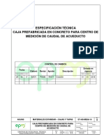 ET AS ME08 10 Caja Prefabricada en Concreto para Centro de Medicion de Caudal