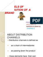 Channels of Distribution of A Brand